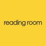 Reading Room logo on a yellow background